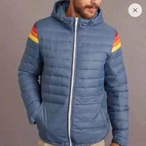 MARINE layer Banks Puffer Hoodie Jacket